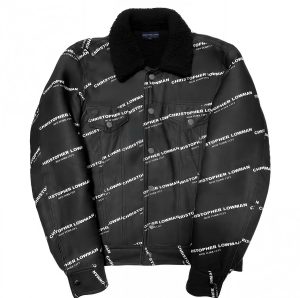 Logo Shearling Trucker