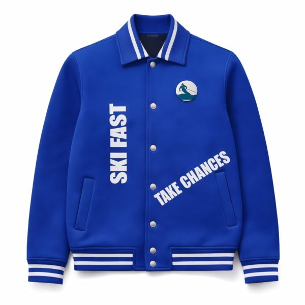 SKI FAST VARSITY JACKET